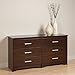 Espresso Coal Harbor 6 Drawer Dresser