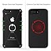 OATSBASF for iPhone 7/8 Plus Case, Metal Case Two-Layer Protection Ultra Thin Anti-Scratch with Phone Ring Holder [Extra 2 Protectors] for iPhone 7/8 Plus (5.5