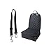 SoulSpa Pet Front Seat Cover Dog Seat Cover Car Seat Cover for Pets - Pet Seat Cover 600D Heavy Duty Waterproof Scratch Proof Nonslip Durable Soft Dogs Back Black Seat Covers for Cars Trucks and Suvs