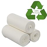 Doryh 100% Compost Trash Bags, 1.5 Gallon Food Scrap Bags, 105 Counts