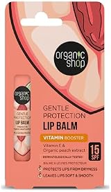 Organic Shop Lip Balm Gentle Protection SPF 15 10ml Hydrating Soft Smooth view 2