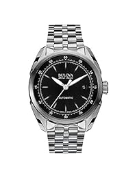 Bulova Automático Acero inoxidable reloj Casual de los hombres, color: plateado (Modelo: 63b193)