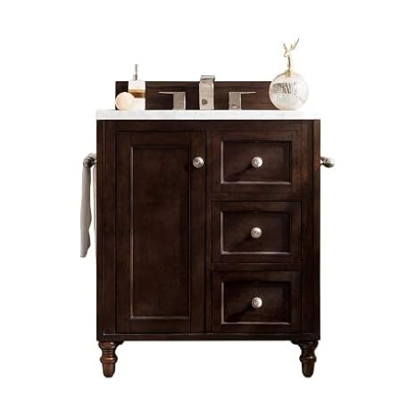 James Martin Copper Cove Encore 30 Single Vanity Burnished
