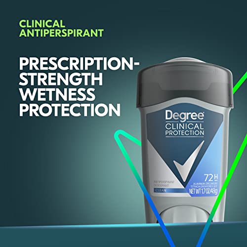 Degree Men Clinical Protection Antiperspirant Deodorant 72Hour Sweat