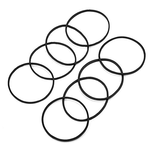 Tattoo Rubber Bands - SOTICA 300PCS Black Rubber Loop Elastic Damping Soft Rings Tattoo Needle Bar Rubber Band for Tattoo Machine Gun Tubes Needle Tip Supply Tattoo Accessories