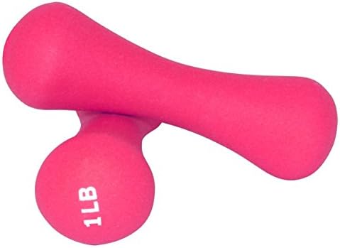 2-Pack Fitness Set - 2lb Dumbbells, Weighted Jump Rope - Pink