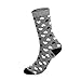 6 Pairs Womens Cotton Fun Crew Socks,Casual Animal,Striped,Polka Dot Printed, O/S