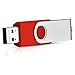Enfain 32GB Red Flash Drive Bulk 10 Pack Thumb Drives USB 2.0 Memory Stick Pendrives for Sharing Files Offline