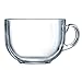 Luminarc Jumbo Mug, 24.25 oz, Clear, Set of 4
