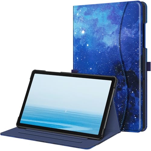 Fintie Case for Samsung Galaxy Tab A9 Plus 11 Inch 2023, Multi-Angle Folio Protective Case Document Compartment and Auto Sleep/Wake Function for Tablet A9+ SM-X210/X216/X218, Starry Sky