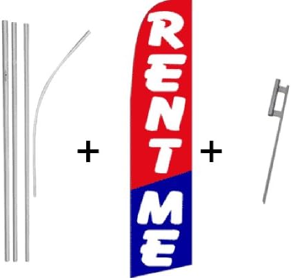 Rent Me Super Flag &amp; Pole Kit