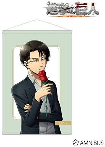 Amazon 進撃の巨人 リヴァイ 描き下ろしイラスト B2タペストリー アルマビアンカ アニメ 萌えグッズ 通販