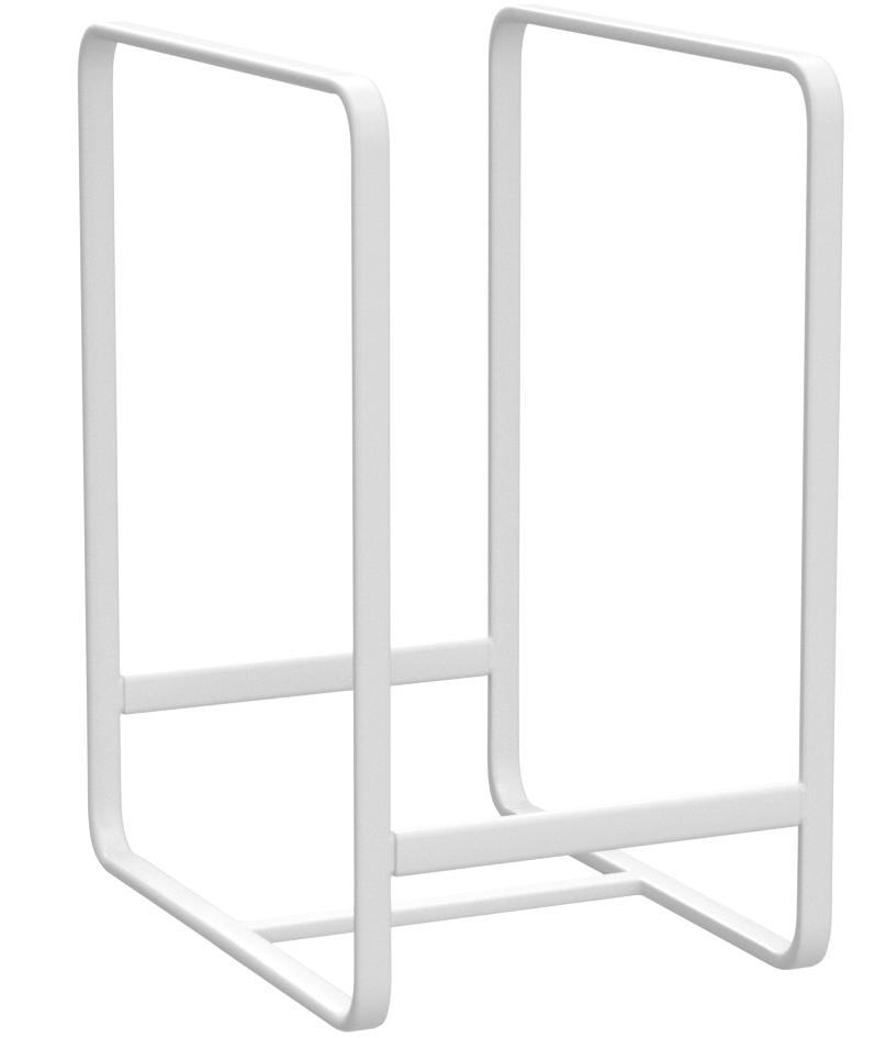 Yamazaki Home Tower Negro Organizador de vajilla, Blanco, Talla única