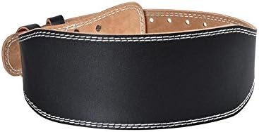 Leather Weight lifting Belt for Men and Women Durable Comfortable Adjustable with Buckle Stabilizing Lower Back Support for Bodybuilding Belt