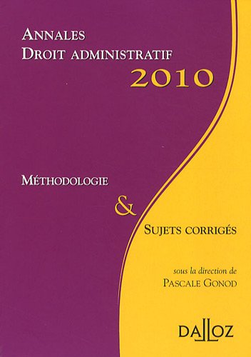 Droit administratif, 2010