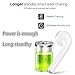 Wireless Earbuds Bluetooth Headphones,Bluetooth 5.0 Auto Pairing in-Ear Headphones with Wireless Charging Case(Bright White) E5thumb 3
