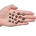 BronaGrand 100 Gram(About 150-250pcs) Bali Style Jewelry Making Metal Bead Caps Deluxe New Mix,Bronze