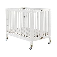 Orbelle Trading Roxy Three Portable Crib, White