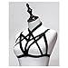 JELINDA Harness Bra, Women Dress in Accessories Stylish Collocation (Black 2)