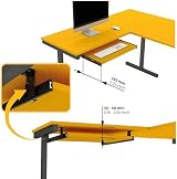 Emuca Ball Bearing Runners Keyboard Platform Kit Steel Black Zinc Plated 20u t view 4
