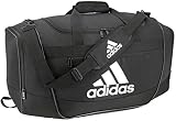 adidas Defender III medium duffel Bag, Black/White, One Size