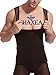 Shaxea Compression Tank Top for Men, Tummy Control and Gynecomastia Slimming Body Shaper (L, BLACK)