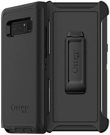 OtterBox Defender Case for Samsung Galaxy Note 8 with Belt Clip Holster fits OtterBox and Tempered Glass Screen Protector - Black