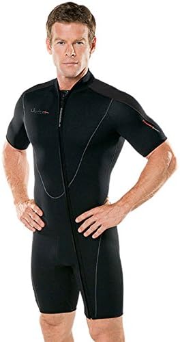 Henderson Thermoprene Mens 3mm Front Zip Shorty Wetsuit 2XL Black