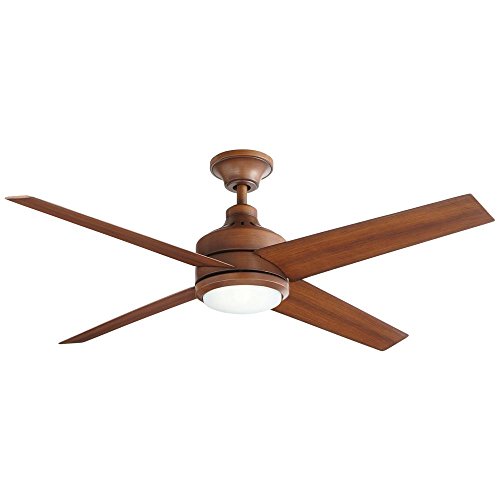 Home Decorator's Collection Mercer 52 in. LED Indoor Distressed Koa Ceiling Fan