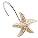 Image 12 Pcs Blue Green Llight Brown 3 Colors Beautiful Anti Rust Alloy Durable Seashell Shower Curtain Hooks Hangers Best Bathroom Decor (Light Brown)