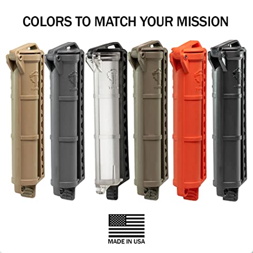 Thyrm CellVault Battery Storage (Black) Case for AA, AAA, CR123