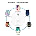 Wireless Charging with Headphone Stand New Bee Sturdy 2-in-1 Headset Holder & Wireless Charger Pad for iPhone 8/8 Plus/X Samsung S8/S8 PlusS7/S7 Edge/S6/S6 Edge with LED Indicator (White)