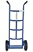 Vestil DHHT-500S-HR Steel Dual Handle Hand Truck with Hard Rubber Wheels 17-1/2 In. x 21 In. x 44-1/2 In. 500 Lb. Capacity Silver