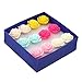 Yaruie Pack of 12 Pairs (2boxes) Rose Ear Stud Earrings Bulk Multicolor