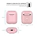 AhaStyle AirPods Case Silicone Protective Cover Skin Shock Proof Apple Airpods Charging Case (Pink)