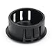 Baomain 25-Pack Plastic Hole Plugs Black 7/8