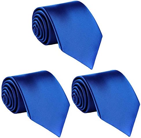 Fortunatever Mens Solid Color Tie,Hademade Neckties With Multiple Colors+Gift Box