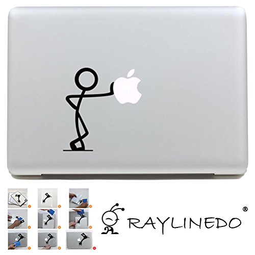 Raylinedo® 2pcs removable diy macbook air pro decal st…