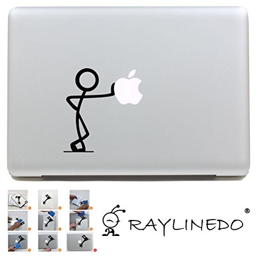 RayLineDo® 2PCS Removable DIY Macbook Air Pro Decal Stickers Decoration Laptop Sticker For 11