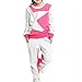Banner Bonnie Little Girls' Cotton Long Sleeve Star Sweatsuit Set
