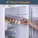 12 Egg Holder, Egg Tray With Lid, Egg Storage Container for Kitchen Refrigerator, Pack of 2