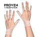 Wrist and Thumb Stabilizer Support Brace | 2 Premium Gel Fingerless Compression Gloves for Right and Left hand (XS to M, Transparent White)