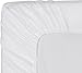 Utopia Bedding Cotton sateen Fitted Sheet (Full, White) – Premium Quality Combed Cotton Long Staple Fiber - Breathable, Durable & Comfortable with Deep Pocket