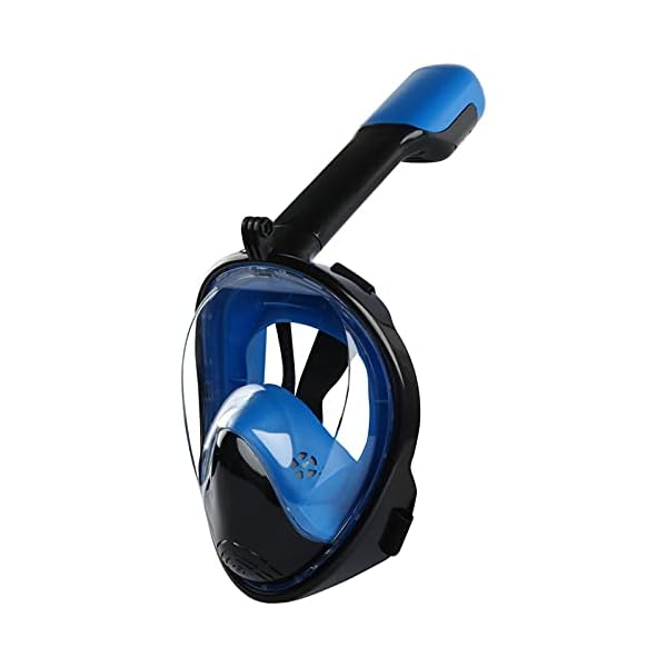 Churidy Tauchmaske Vollgesichtsmaske mit 180 Grad Blickfeld und Kamerahaltung, Anti-Fog Anti-Leck, Schnorchelmaske Tauchermaske Vollgesichtsmaske, für Kinder und Erwachsene 4 41UaZsiqZbS. SS600