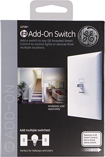GE Z-Wave Wireless Lighting Control Add-On Toggle Style Switch - White