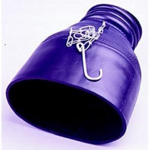 Crushproof CRU-F575 Oval Tailpipe Adapter For Exhaust Hose - 3.5 x8.5 In.