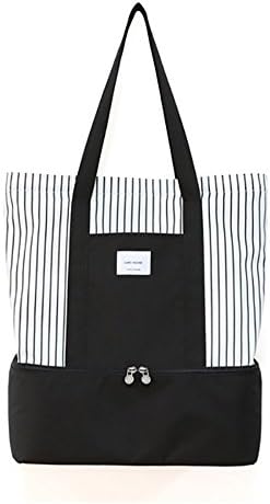 MooYang Women’s Travel Tote Lunch Bag with Insulated Cooler.Lightweight ,Durable with Top Zipper.