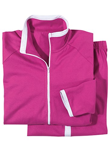 AmeriMark Contrast Stripe Pantset Plus Size