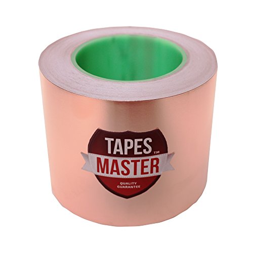 4 inch x 55 yds Copper Foil Tape - (38mm x 50m) - EMI Shielding Conductive Adhesive