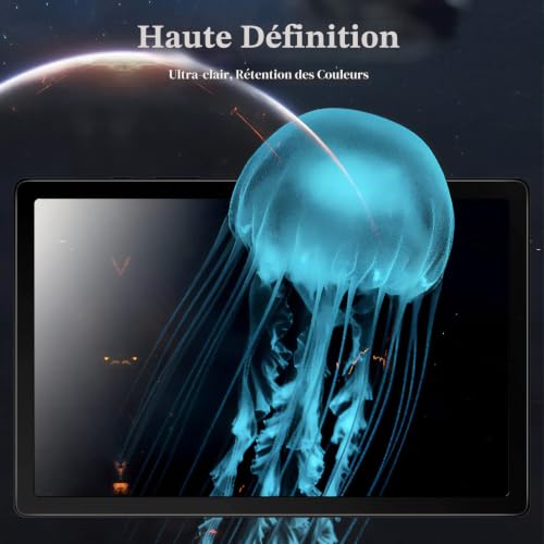 Gerutek [Pack of 2 Tempered Glass Screen Protector for Samsung Galaxy Tab A8 10.5 Inch 2021, SM-X200/X205 High Definition, 9H Hardness, Anti-Scratch, Screen Protector Film for Samsung Galaxy Tab A8 10.5 Inches